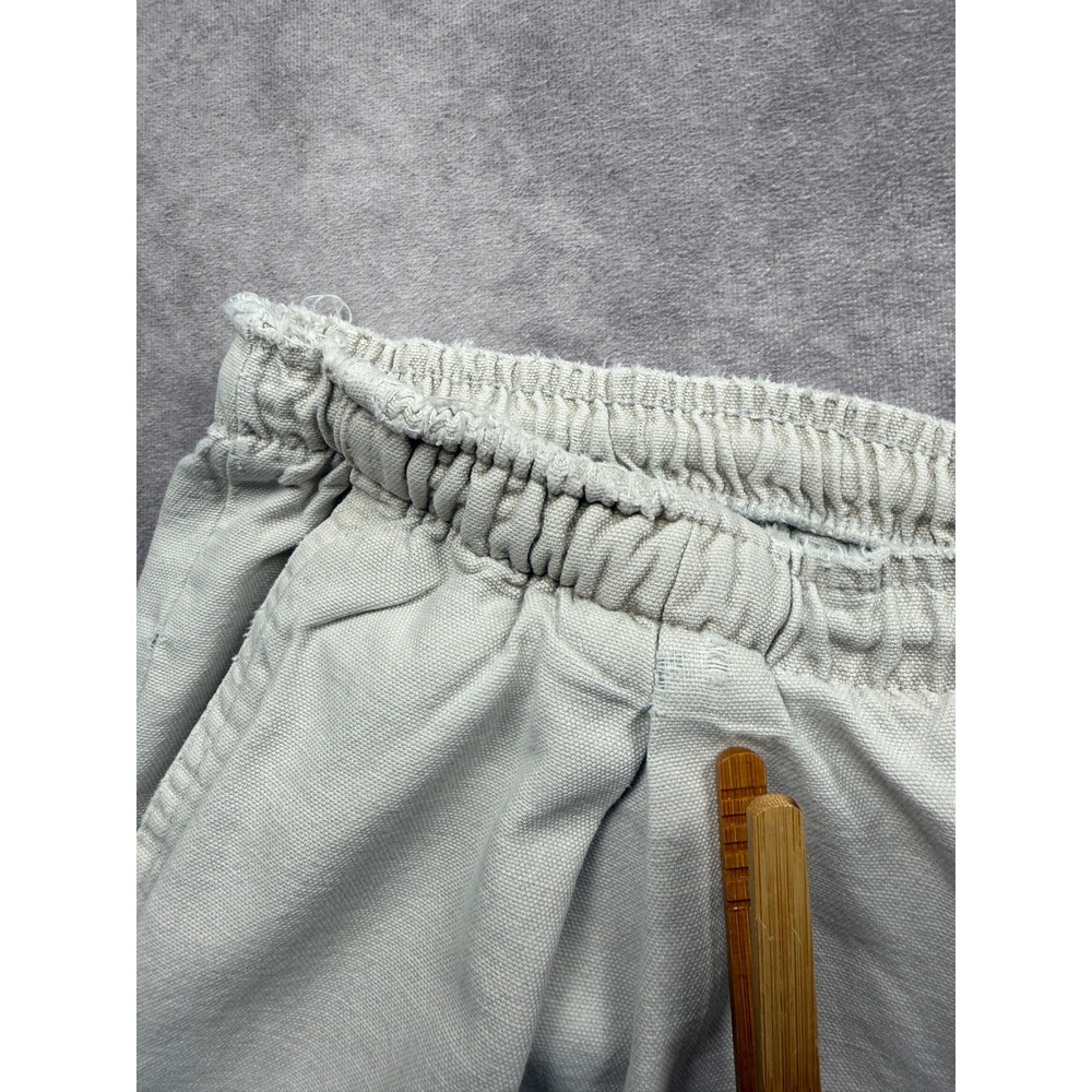 VTG 90s No Sweat Sweatwear Sugar Sack Cotton Pants Cream Mens One Size USA - Picture 15 of 16